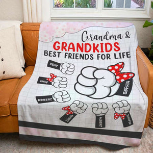 Grandma Personalized Blanket 06QHQN050423 - Blanket - GoDuckee