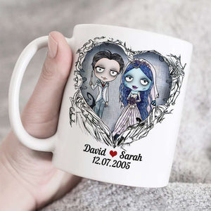 Horror Couple 05BHLH060123 White Mug - Coffee Mug - GoDuckee