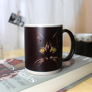 Black Cat Magic Mug, Gift For Cat Lovers - Magic Mug - GoDuckee