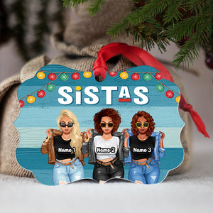 Friends Sistas - Personalized Ornament - Ornament - GoDuckee