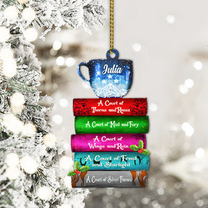 ACOTAR Series Personalized Christmas Ornament, Gift For Book Lover - Ornament - GoDuckee
