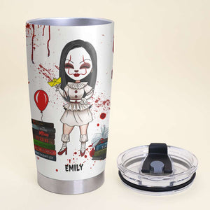 Stephen King Book & IT - Personalized Tumbler Cup - Tumbler Cup - GoDuckee