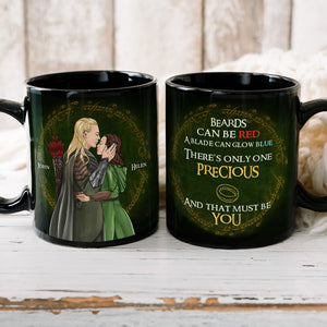 Couple Kissing 08HUHN051222TM Black Mug - Coffee Mug - GoDuckee