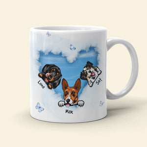What The Entrance To Heaven Must Look Like Personalized Personalized Mug-Memorial Gift For Dog Lover - Coffee Mug - GoDuckee