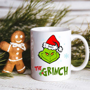 Personalized Green Character Couple Mug, Christmas Gift For Couples - Coffee Mug - GoDuckee