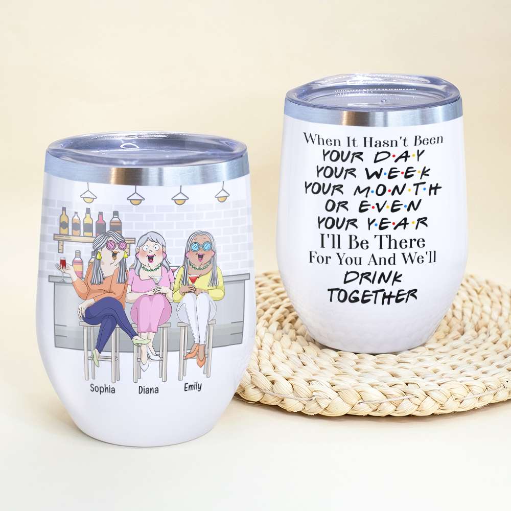 FRIENDS I'll Be There For You - Personalized Water Bottle - Funny Gift -  GoDuckee