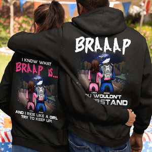 Motocross Couple Braaap You Don't Understand Personalized Shirts - Shirts - GoDuckee