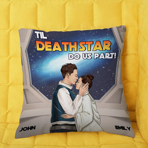 Til Death Do Us Part, Personalized Couple Pillow, Gift For Couples - Pillow - GoDuckee