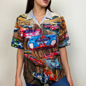 Car Racing Leading The Race - Hawaiian Shirt, Aloha Shirt - Hawaiian Shirts - GoDuckee