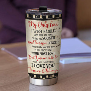 Couple I Wish I Could Turn Back The Clock, Personalized Tumbler, Gift For Couples - Tumbler Cup - GoDuckee