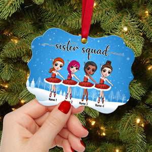Ballet Sister Squad Personalized Ornament Gift For Ballet Friends - Ornament - GoDuckee
