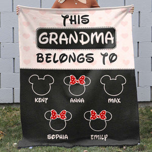 Grandma 011qhqn290323 Personalized Blanket - Blanket - GoDuckee