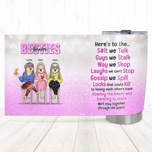 Friends Will Stay Together Through The Year, Personalized Tumbler - Tumbler Cup - GoDuckee