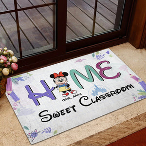Home Sweet Classroom Personalized Teacher Doormat, Gift For Teacher - Doormat - GoDuckee