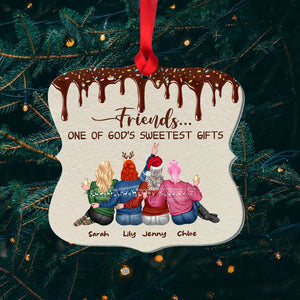 Friends - One Of God's Sweetest Gifts Personalized Custom Shape Ornament - Ornament - GoDuckee