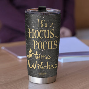 Witch Sisters, Hocus Pocus Time Witches, Personalized Halloween Tumbler - Gift For Soul Sister, Best Friend - Tumbler Cup - GoDuckee