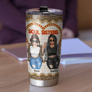 Best Friends Are The Sisters We Choose For Ourselves, Besties Personalized Tumbler - Tumbler Cup - GoDuckee