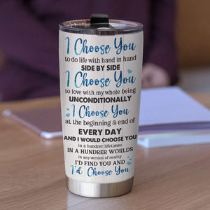 You And Me We Got This Personalized Tumbler Cup, Couple Gift - Tumbler Cup - GoDuckee