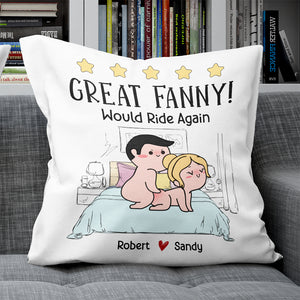 Great Fanny, Would Ride Again, Personalized Mug, Funny Gift For Couple - Coffee Mug - GoDuckee