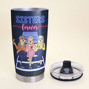The Sisters That Destiny Forgot To Give You, Personalized Bestie Tumbler - Tumbler Cup - GoDuckee