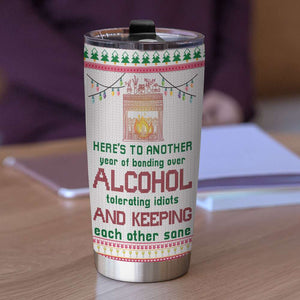 Let's Get Drunk Together Forever, Christmas Friend Tumbler Gift - Tumbler Cup - GoDuckee