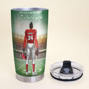 American Football Personalized Tumbler - The Ten Commandments - Tumbler Cup - GoDuckee