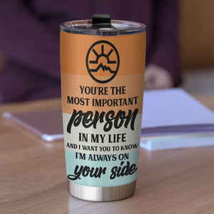 Personalized Cowboy Couple Tumbler - You Are the Most Important Person in My Life - Tumbler Cup - GoDuckee