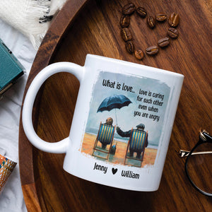 thumbnail image 2 of Love You Even You Are Eating Personalized Pet Owner Life Custom Coffee Mug 2 of 14