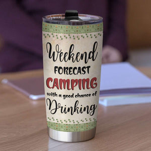 Beer And Friends Make A Great Blend Personalized Camping Tumbler Cup - Tumbler Cup - GoDuckee