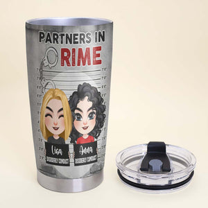 A Friend Will Bail You Out Of Jail, Personalized Tumbler, Gift For Bestie - Tumbler Cup - GoDuckee