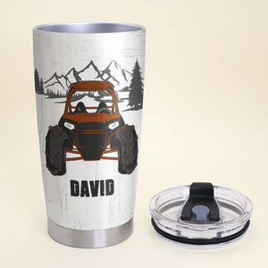 Personalized UTV Racing Tumbler - Passenger Rules No Quoting Traffic Laws - Tumbler Cup - GoDuckee