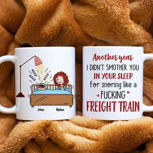 Another Year, Gift For Couple, Personalized Mug, Funny Couple Mug, Anniversary Gift - Coffee Mug - GoDuckee