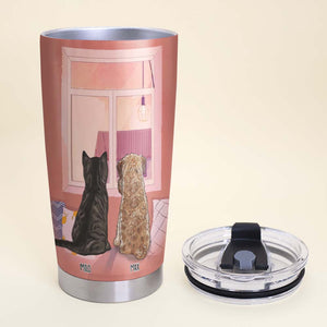 Some Things Just Fill Your Heart, Dog Cat Lover Personalized Tumbler - Tumbler Cup - GoDuckee