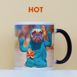 Custom Photo Magic Mug, Gift For Dog Lovers - Magic Mug - GoDuckee