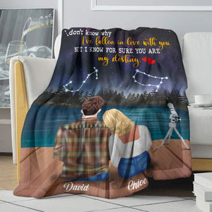 Couple I Know For Sure You Are My Destiny - Custom Blanket - Blanket - GoDuckee