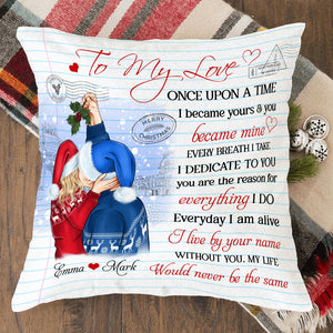 To My Love I Live By Your Name Personalized Pillow, Gift For Couple - Pillow - GoDuckee