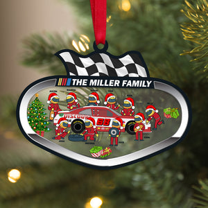 Racing Team Personalized 2 Layered Mix Ornament, Christmas Gift - Ornament - GoDuckee