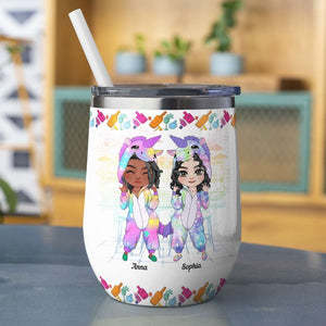 Here's To Another Year Of Us, Personalized Tumbler, Gift For Bestie - Wine Tumbler - GoDuckee