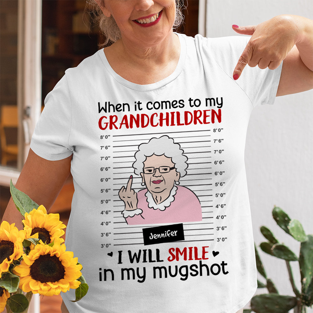 When It Comes To My Grandchildren, Gift For Grandma, Personalized Shirt, Grandma Shirt, Anniversary Shirt - Shirts - GoDuckee
