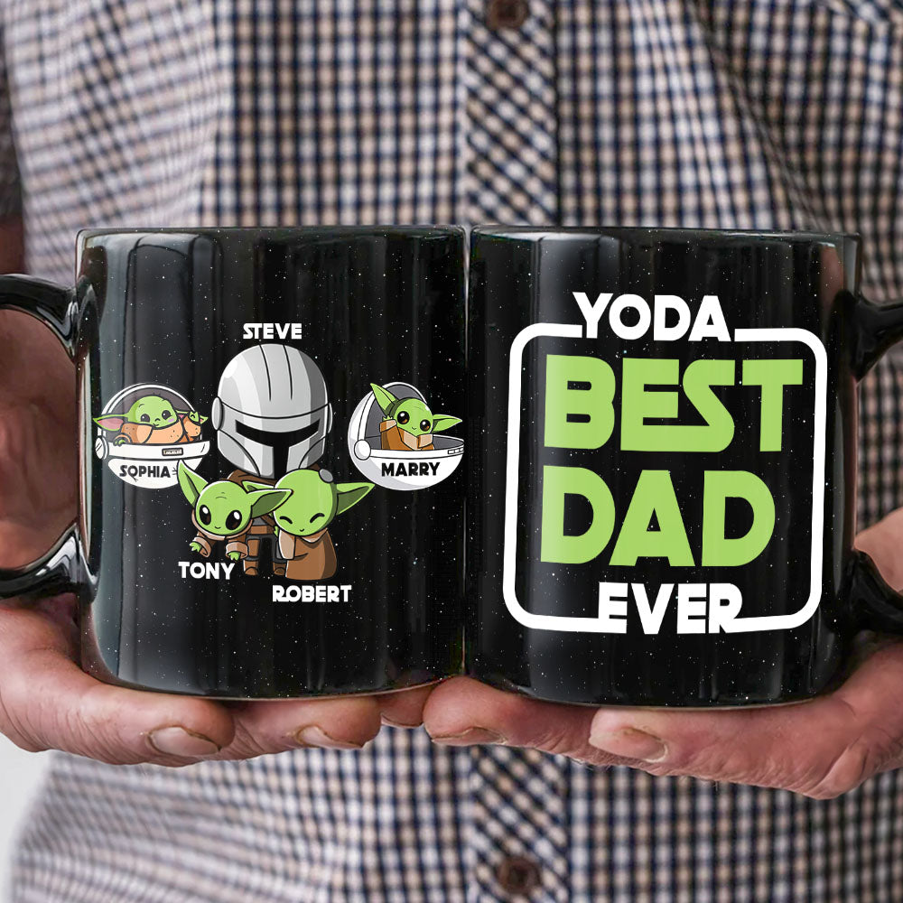 Best Family Dad Gift 06OHPO180423 Personalized Black Mug - Coffee Mug - GoDuckee