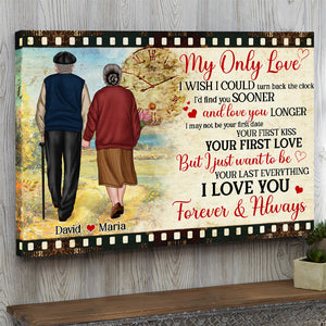 Couple My Only Love I Love You Personalized Canvas Print - Poster & Canvas - GoDuckee