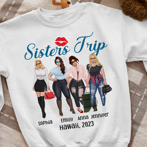 Sisters Trip Personalized Shirt, Summer Vacation Shirt For Besties - Shirts - GoDuckee