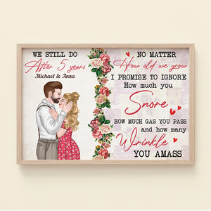 No Matter How Old We Grow, Couple Kissing Canvas Poster - Poster & Canvas - GoDuckee