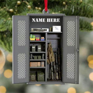 Military Weapon Rack Collection Custom Shape Ornament, Personalized, Gifts For Soldiers, Veterans - Ornament - GoDuckee