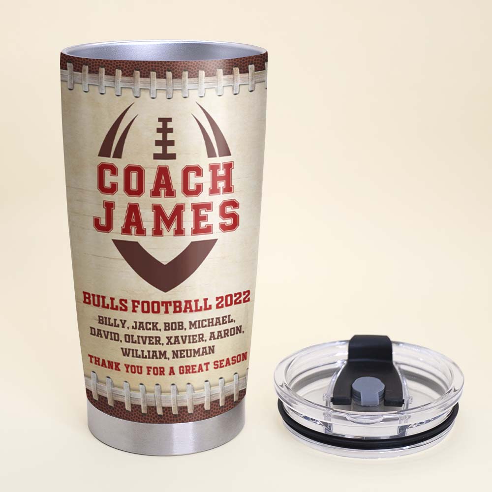 Football Coach Engraved YETI Tumbler