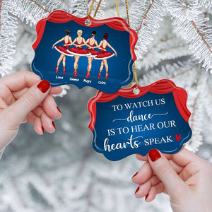 Ballet Friends To Watch Us Dance - Personalized Ornament - Ornament - GoDuckee