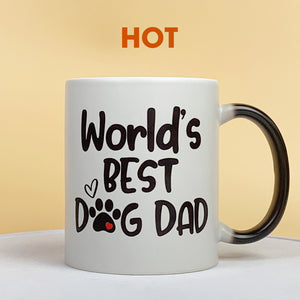 World's Best Dog Dad - Personalized Magic Mug - Magic Mug - GoDuckee