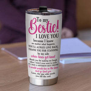 Personalized Cheerleading Sisters Tumbler - I Love You From Bow To Toe - Tumbler Cup - GoDuckee