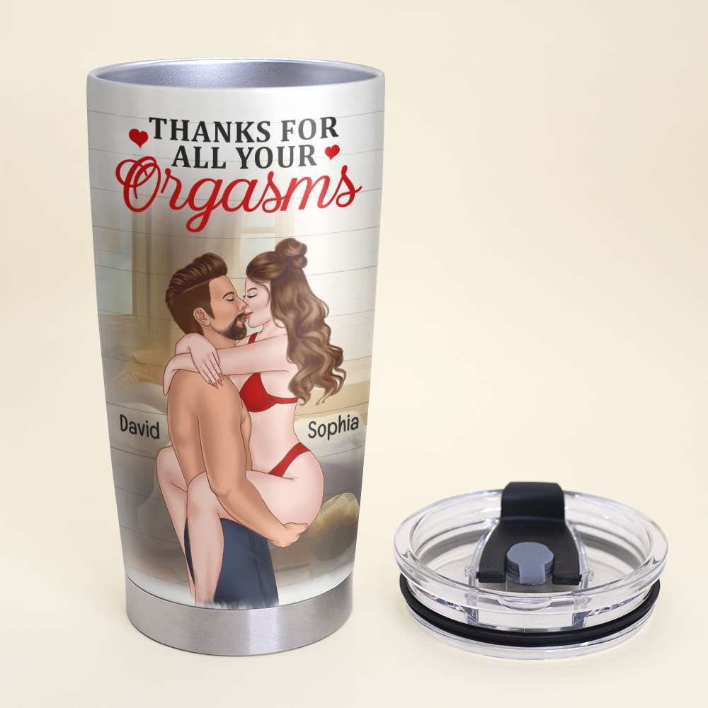 Love You Forever And Always Personalized Tumbler, Gift For Husband, Couple Romantic Kissing Tumbler, Anniversary, Birthday Gift - Tumbler Cup - GoDuckee