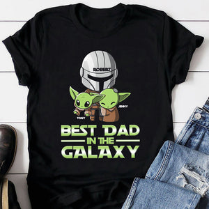 Best Dad In The Galaxy Personalized Shirts, Gift For Father's Day -2OHPO200423 - Shirts - GoDuckee